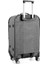 Büyük Boy 4 Teker Kumaş Valiz Gri 1081 7