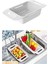 Tekno Trust Ayarlanabilir Lavabo Süzgeci Uzun Kısa Ayarlı Evye Meyve Sebze Salata Yıkama 1