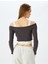 Uzun Kollu Atletli Kayık Yaka Crop Kaşkorse Slim Fit Tişört 4