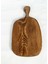 Ahşap Sunum ve Kesme Tahtası Çift Seti 36x36 cm Ceviz Renkli 5