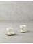 Valentina New Bone China 4 Parça 2 Kişilik Kahve Fincan Takımı 80 ml Açık Yeşil 1