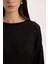 Relax Fit Bisiklet Yaka Basic Düz Triko Kazak D8500AX24WN 5
