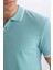 %100 Pamuk Regular Fit Basic Düz Kısa Kollu Polo Tişört E2310AX24AU 5