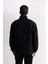 Relax Fit Dik Yaka Fermuarlı Polar Sweatshirt D2348AX24AU 5