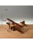 Retro Uçak El Sanatları Ahşap Uçak Modeli, Vintage Çift Kanatlı Model (Yurt Dışından) 2