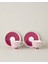 Octavia New Bone China 4 Parça 2 Kişilik Kahve Fincan Takımı 90 ml Fuşya 2
