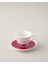 Octavia New Bone China 4 Parça 2 Kişilik Kahve Fincan Takımı 90 ml Fuşya 3