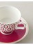 Octavia New Bone China 4 Parça 2 Kişilik Kahve Fincan Takımı 90 ml Fuşya 4