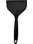 Isıya Dayanıklı Geniş Ağız Spatula 25x12 cm, Siyah, Silikon, 1 Parça 1