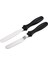Tekno Trust Paslanmaz Metal 2li Pasta Sıvama Bıçağı - Spatula Seti Kek Kazıyıcı Krema Yayma, Pasta Dekorasyonu 1