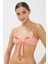 Tatlı Badem Rosy Triangel Fırfırlı Bikini Üstü 1