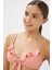 Tatlı Badem Rosy Triangel Fırfırlı Bikini Üstü 3