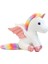 28CM Gökkuşağı Yıldızlı Gökyüzü Kanat Unicorn Peluş Oyuncak (Yurt Dışından) 1