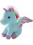 28CM Gökkuşağı Yıldızlı Gökyüzü Kanat Unicorn Peluş Oyuncak (Yurt Dışından) 1