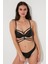 Siyah Unique Half Band Bikini Üstü 2