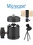 360 Derece Ayarlanabilir Metal 3/8 Tripod Monopod Işık Standı Başlığı AL4622 2