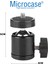 360 Derece Ayarlanabilir Metal 3/8 Tripod Monopod Işık Standı Başlığı AL4622 3
