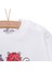 Basic Az Şardonlu Kedi Desenli Sweatshirt Kız Bebek 2