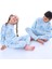 Lion Tiger Mavi Desenli Erkek Çocuk Pijama Takımı 3
