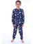 Astronot Temalı Pamuk Unisex Çocuk Pijama Takımı 1