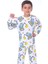 Digger Pontoon Mavi Erkek Çocuk Pijama Takımı 3