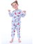 Yılbaşı Temalı Kedili Kız Çocuk Pijama Takımı 5