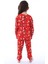 Yılbaşı Temalı Kırmızı %100 Pamuk Interlok Kumaş Kız-Erkek Çocuk Pijama Takımı 3-8 Yaş 5