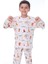 Animaux Desenli %100 Pamuk Unisex Çocuk Pijama Takımı 2