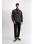 Relax Fit Dik Yaka Fermuarlı Polar Sweatshirt D2688AX24AU 2
