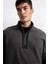 Relax Fit Dik Yaka Fermuarlı Polar Sweatshirt D2688AX24AU 5