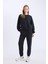 Regular Fit 2'li Takım Sweatshirt Beli Lastikli Jogger Eşofman Altı D8022AXNS 1