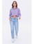 Polo Yaka Crop Sweatshirt 2