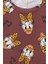 Daisy Duck Desenli Kısa Kollu Çocuk Pijama Takımı (Papatya Ördeği) 4