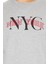 Plus Size New York Baskılı Sweatshirt 3