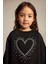 Kız Çocuk Sweatshirt Taş Kalpli 4