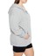Plus Size Fleece Fermuarlı Kapüşonlu Sweatshirt 3