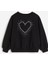 Kız Çocuk Sweatshirt Taş Kalpli 2