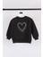Kız Çocuk Sweatshirt Taş Kalpli 3