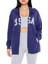 F21 Fransız Terry USA Fermuarlı Kapüşonlu Sweatshirt 5