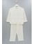 Fitilli Cepli Ekru Kız Çocuk Pijama Takımı 1