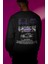 Unisex Porsche Sırt Baskılı Kapüşonsuz Sweatshirt, Oversize Araba Temalı Sweatshirt 3
