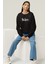 Unisex The Beatles V2 Sırt Baskılı Kapüşonsuz Sweatshirt, Oversize Rock Band Baskılı Sweatshirt 2