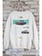 Unisex Classic C-10 Sırt Baskılı Kapüşonsuz Sweatshirt, Oversize Klasik Araba Baskılı Sweatshirt 3
