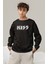 Unisex Kiss V2 Sırt Baskılı Kapüşonsuz Sweatshirt, Oversize Rock Band Baskılı Sweatshirt 2