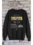 Unisex Hilux Kamyonet Sırt Baskılı Kapüşonsuz Sweatshirt, Oversize Classic Araba Baskılı Sweatshirt 3