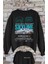 Unisex Skyline Paul Walker Imza Sırt Baskılı Kapüşonsuz Sweatshirt,oversize Araba Temalı Sweatshirt 1