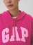 Kadın Pembe Logo Fleece Sweatshirt 3