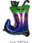 Halloween Çizmeli Kara Kedi Folyo Balon (4767) - NEF1495-8281 1