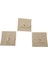 Kadife (Süet) Zarf Kese Krem 10 Adet 7x7 cm Boy Takı, Altın Kesesi (Çıtçıtlı) 3