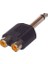 6.3 mm Mono Erkek / 2 Rca Dişi Çevirici Jack (4767) - NEF3537-2917 1